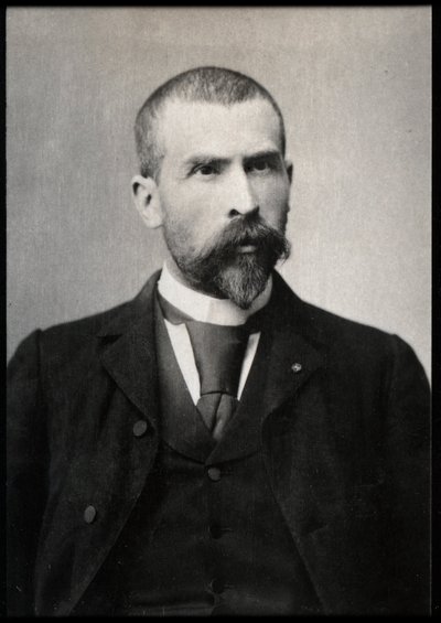 Porträt von Émile Roux (Docteur Roux) (1853-1933), französischer Arzt, Bakteriologe und Immunologe von French Photographer